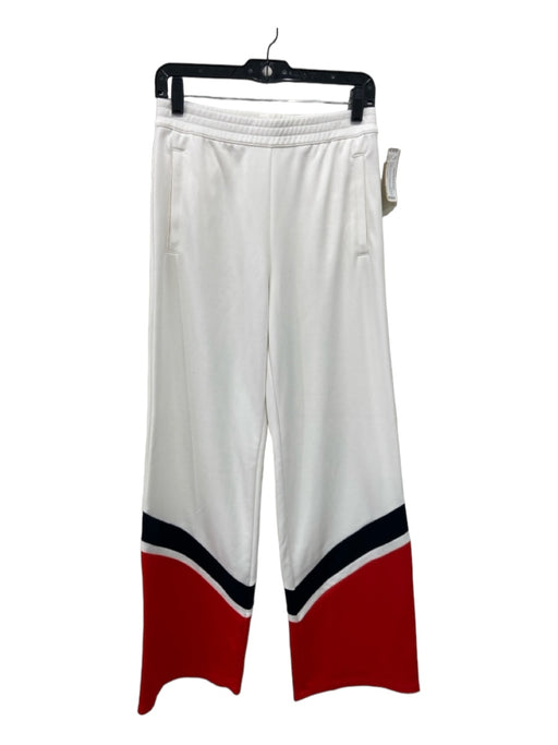 Tory Burch SPORT Size S White, Red, Blue Polyester Elastic Waist Sweatpant Pants White, Red, Blue / S
