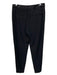 Rag & Bone Size 2 Black Triacetate & Polyester Zip Detail Pants Black / 2