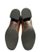 Prada Shoe Size 41 Cognac Brown Leather Low Block Heel Buckle Detail Boots Cognac Brown / 41