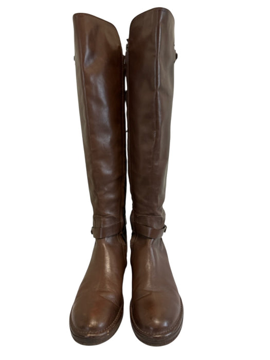 Alberto Fermani Shoe Size 41 Chocolate Brown Leather Suede Buckle Detail Boots Chocolate Brown / 41