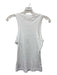 Citizens of Humanity Size XS White Organic Cotton Ribbed Sleeveless Top White / XS