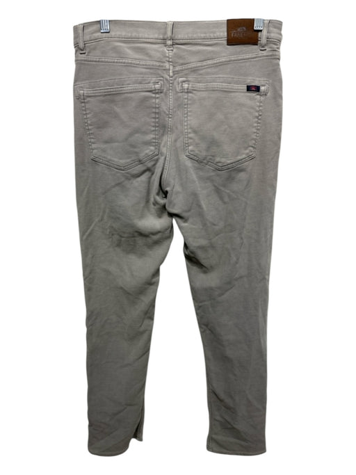 Faherty Size 31 Gray Cotton Solid Zip Fly Men's Pants Gray / 31