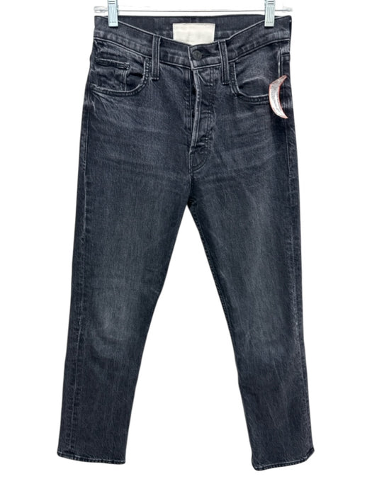 Mother Superior Size 26 Charcoal Gray Cotton Blend Denim Distressed Wash Jeans Charcoal Gray / 26