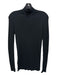Prada Size 46 Black Virgin Wool Turtle Neck Ribbed Long Sleeve Sweater Black / 46