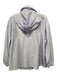 Eileen Fisher Size L Lavender Organic Cotton Blend Pockets Hood Jacket Lavender / L