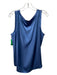 Lafayette 148 Size XL Blue Silk Sleeveless Scoop Neck Top Blue / XL