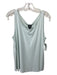 Eileen Fisher Size L Mint Green Silk Sleeveless Scoop Neck Top Mint Green / L