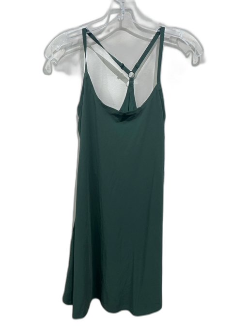 Outdoor Voices Size S Hunter Green Nylon Sleeveless Spaghetti Strap Dress Hunter Green / S