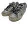 Golden Goose Shoe Size 37 Silver, White & Blue Suede & Leather Glitter Sneakers Silver, White & Blue / 37