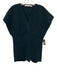 Marie Oliver Size XS Dark Teal Blue Wool & Cashmere Ribbed Knit V Neck Top Dark Teal Blue / XS