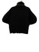 Dolce Cabo Size S/M Black Viscose Blend Removable Fur Trim Zip Pocket Jacket Black / S/M