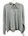 27 Miles Size S Light Blue Missing Fabric Tag Ribbed Knit Hoodie Sweater Light Blue / S