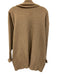 McCulley's Size Est S/M Beige Brown Cashmere Ribbed Knit Open Front Sweater Beige Brown / Est S/M