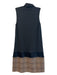 Bailey 44 Size S Gray & Beige Rayon Turleneck Sleeveless Plaid Lined Dress Gray & Beige / S
