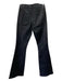 Frame Size 28 Black Cotton Coated Side Zip Flare High Waist Pants Black / 28