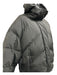 Hermes Size 40 Black Polyester Duck Down Puffer Hooded Zip & Snap Closure Jacket Black / 40