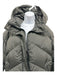 Hermes Size 40 Black Polyester Duck Down Puffer Hooded Zip & Snap Closure Jacket Black / 40