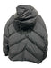 Hermes Size 40 Black Polyester Duck Down Puffer Hooded Zip & Snap Closure Jacket Black / 40
