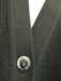 Hermes Size Missing Size Black Missing Fabric Tag Knit 1 Button Cardigan Sweater Black / Missing Size