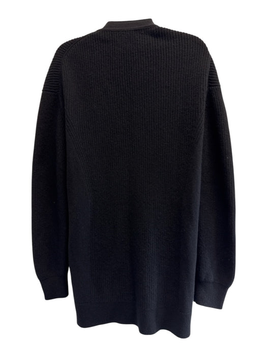 Hermes Size Missing Size Black Missing Fabric Tag Knit 1 Button Cardigan Sweater Black / Missing Size