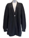Hermes Size Missing Size Black Missing Fabric Tag Knit 1 Button Cardigan Sweater Black / Missing Size