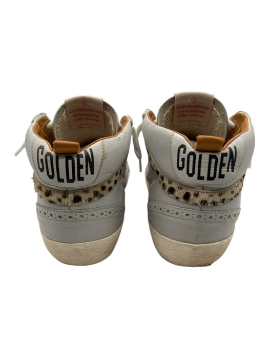 Golden Goose Shoe Size 39 Light Gray, White & Brown Leather Wingtip Sneakers Light Gray, White & Brown / 39