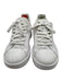 On Cloud Shoe Size 9 White Leather Low Top lace up Sneakers White / 9