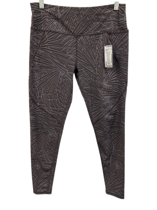 Sweaty Betty Size M Gray, Black & White Polyamide Blend Abstract Print Leggings Gray, Black & White / M