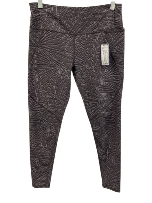 Sweaty Betty Size M Gray, Black & White Polyamide Blend Abstract Print Leggings Gray, Black & White / M