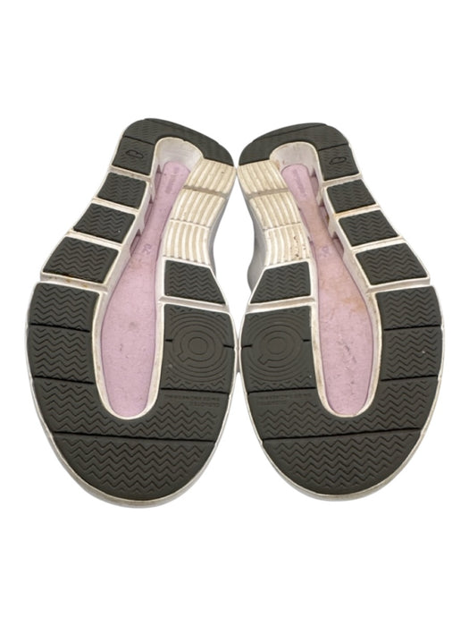 On Cloud Shoe Size 9 White & Lilac Purple Synthetic Upper Perforated Sneakers White & Lilac Purple / 9
