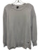 Sweaty Betty Size M White Viscose Blend Knit Ribbed Detail Long Sleeve Top White / M