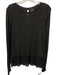 Sweaty Betty Size M Charcoal Black Wool Blend Heathered Long Sleeve Athletic Top Charcoal Black / M