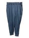 Sweaty Betty Size M Blue & White Lyocell blend Striped Elastic Waist Pants Blue & White / M