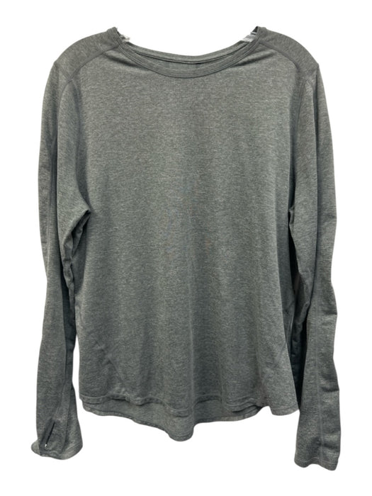 Sweaty Betty Size M Grey Synthetic Athletic Long Sleeve Heathered Top Grey / M