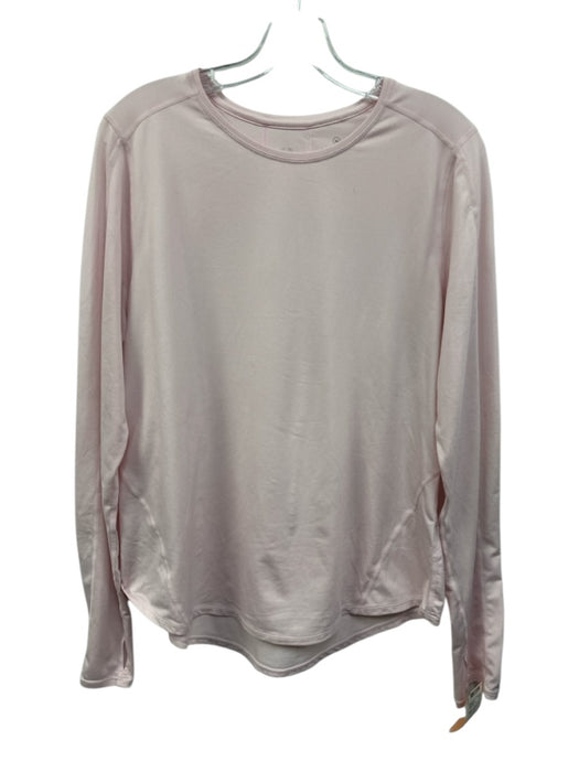 Sweaty Betty Size M Pink Synthetic Athletic Long Sleeve Heathered Top Pink / M