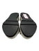 Clergerie Shoe Size 39 White, Black & Gray Leather Foam Sole Platform Sandals White, Black & Gray / 39