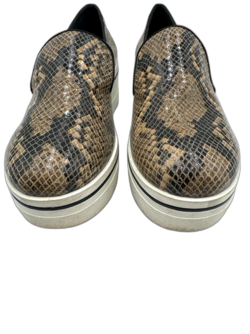Stella McCartney Shoe Size 38 Brown, Black & White Faux Platform Sneakers Brown, Black & White / 38
