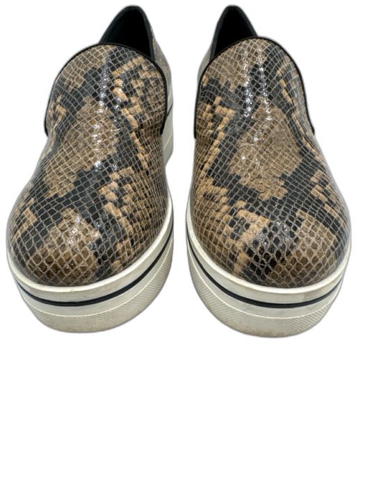 Stella McCartney Shoe Size 38 Brown, Black & White Faux Platform Sneakers Brown, Black & White / 38