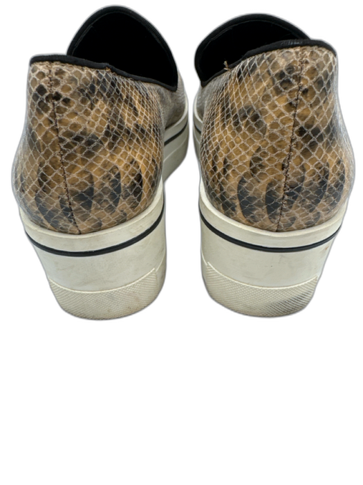 Stella McCartney Shoe Size 38 Brown, Black & White Faux Platform Sneakers Brown, Black & White / 38