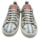 Esse Ut Esse Shoe Size 38 White, Pink & Multi Leather Snakeskin print Sneakers White, Pink & Multi / 38