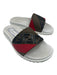 Fendi Shoe Size 9 White, Brown & Red Rubber Logo Slide Box Included Sandals White, Brown & Red / 9