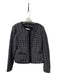 Michael Michael Kors Size 12 Black & White Wool Blend Round Neck tweed Jacket Black & White / 12