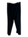 St John Caviar Size 12 Black No Fabric Tag Zip Fly Mid Rise Pleat Pants Black / 12