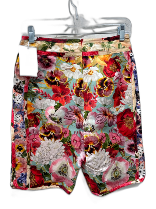 Zimmermann Size 0P Multicolor Linen & Silk floral print Shorts Multicolor / 0P