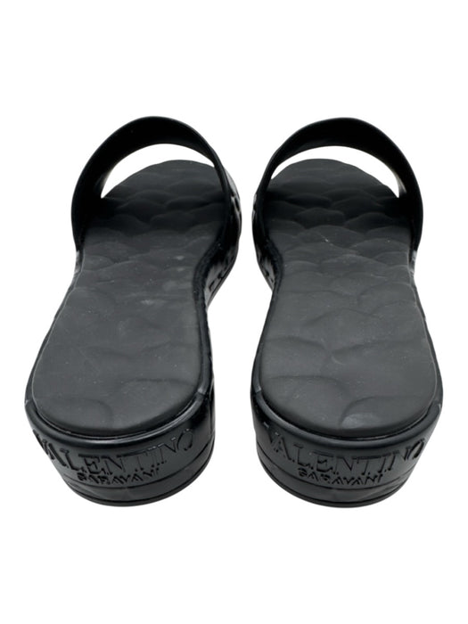 Valentino Garavani Shoe Size 38 Black Rubber Sandals Black / 38