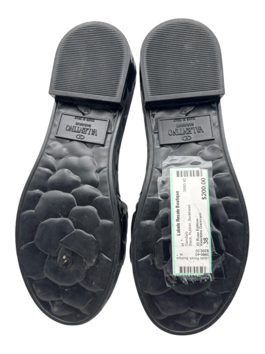 Valentino Garavani Shoe Size 38 Black Rubber Sandals Black / 38