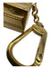 Louis Vuitton Gold Charm Key Holder Keychain Gold