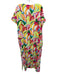 CROSBY by Mollie Burch Size Small Red, Yellow, Blue, Cream, Black V Neck Dress Red, Yellow, Blue, Cream, Black / Small
