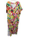 CROSBY by Mollie Burch Size Small Red, Yellow, Blue, Cream, Black V Neck Dress Red, Yellow, Blue, Cream, Black / Small