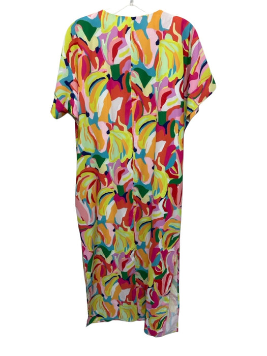 CROSBY by Mollie Burch Size XS Red, Yellow, Blue, Cream, Black Polyester Dress Red, Yellow, Blue, Cream, Black / XS